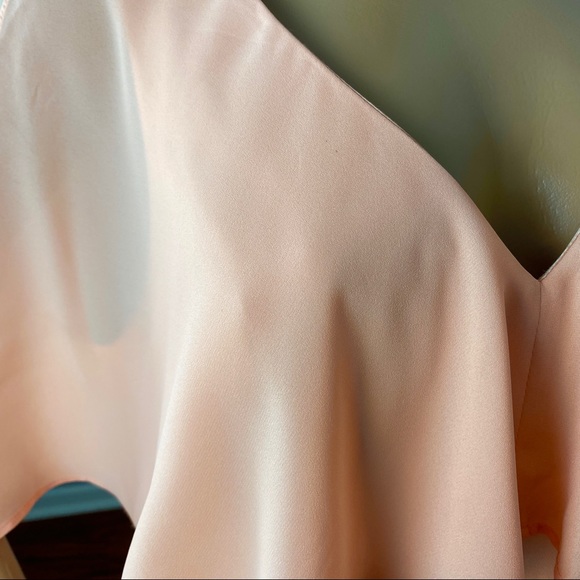 NEW JAY X JAYGODFREY PINK COLD-SHOULDER MINI DRESS - Picture 4 of 9